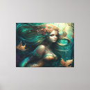 Search for beautiful mermaid art Under the sea