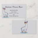 Search for llama business cards Fun