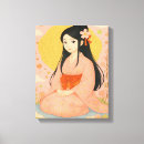 Search for anime girl canvas prints Pastel