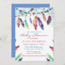 Search for feathers invitations Colourful