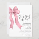 Search for black white bow bridal shower invitations Classy classic