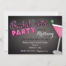 Recherche de martini bachelorette party invitations Fête