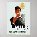 Recherche de lait posters Vintage