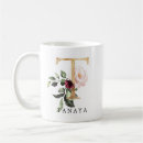 Search for burgundy and gold mugs Floral
