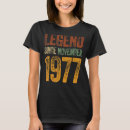 Search for 45th birthday tshirts Legend