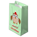 Search for christmas owl gift bags Cute