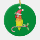 Search for lovebird ornaments Merry