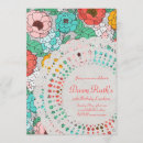 Search for aqua coral invitations Whimsical