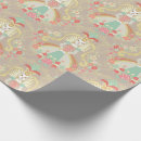 Search for white cat wrapping paper Floral