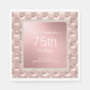 Search for 75th birthday napkins Stylish