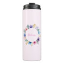 Search for watercolor floral wreath mugs Blue flowers