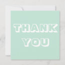 Search for mint green thank you cards White