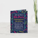 Search for 80s 90s invitations Retro