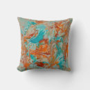 Search for orange abstract pillows Turquoise