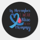 Search for blue awareness ribbon stickers Cure