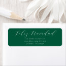 Search for feliz navidad return address labels Elegant