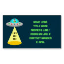Search for alien ufo business cards Spaceship
