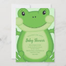 Search for green frog invitations Baby
