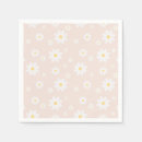 Search for white daisy napkins Pastel