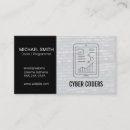 Recherche de le codeur cartes visite Technologie