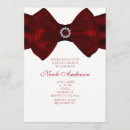 Search for red ribbon invitations Bow