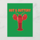 Recherche de homard drôle cartes postales Beurre