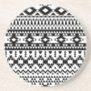 Search for geometric triangles coasters Black and white