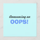 Search for oops invitations Pregnancy