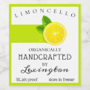 Search for homemade limoncello food drink labels Modern