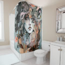 Search for black woman shower curtains White