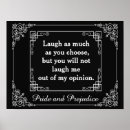 Search for pride prejudice quote posters Jane austen quotes