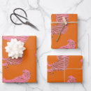 Search for cat wrapping paper orange