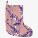 Recherche de girafes chaussette de noël Motif