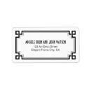 Search for response return address labels Elegant
