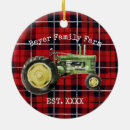 Search for red tractor ornaments Vintage