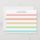 Search for colour note cards Striped