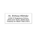 Search for typewriter rubber stamps Return address