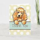 Search for cocker spaniel lover cards Cute