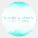Search for aqua wedding stickers Trendy