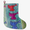 Search for angel christmas stockings Watercolor