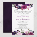 Search for lavender engagement party invitations Watercolor