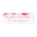 Search for dark pink return address labels Modern