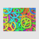 Search for peace sign tissue paper Hippie