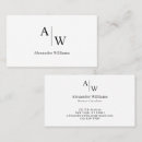 Search for two names business cards Simple