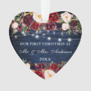 Search for wood ornaments Newlywed
