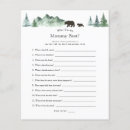 Search for adventure baby shower games Who knows mommy best