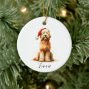 Search for golden doodle ornaments Watercolor