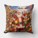 Search for santa claus throw pillows Flying