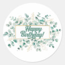 Search for golden leaves stickers Birthday