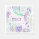 Search for mermaid napkins Our little mermaid